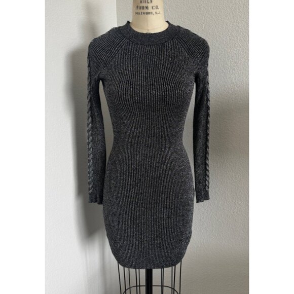I.N. San Francisco | Grey Lurex Sweater Dress size XS - Picture 1 of 8
